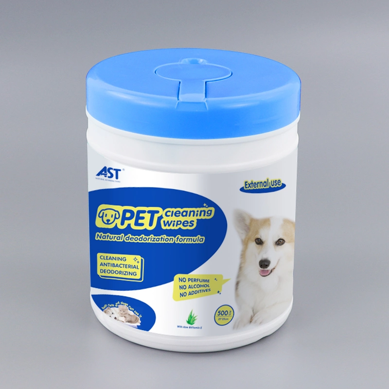 China Manufacturer Pet Cleaning Wet Wipe Disposable Dog Puppy Multi-Purpose Pet Grooming Deodorant Cleaning Wet Wipes