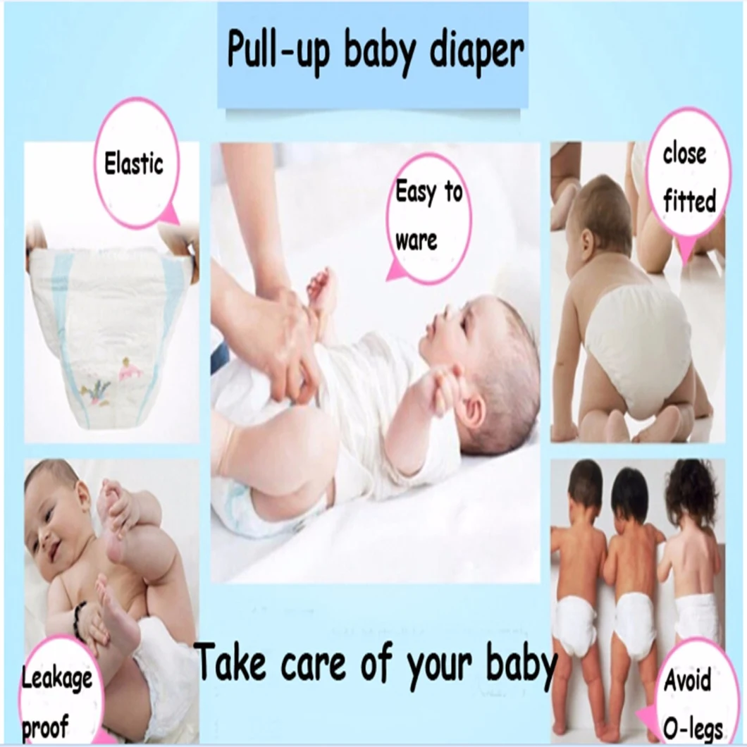 Good Quality Pull up Pants Diaper Disposable Diaper for Elder Children