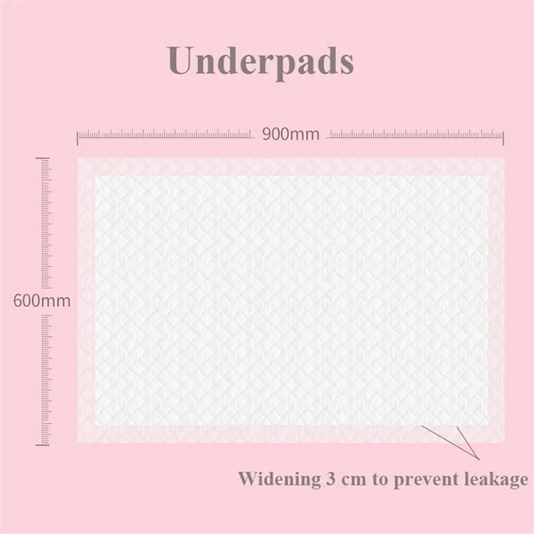 Soft Surface Bed Pads Disposable Waterproof Underpads for Babies
