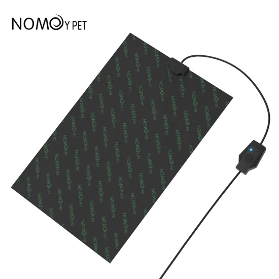 Nomoy Pet 2022 Vendite dirette in fabbrica all'ingrosso Personalizzazione di alta qualità 220V-240V Nuovo cuscinetto riscaldante nero per rettili No-05