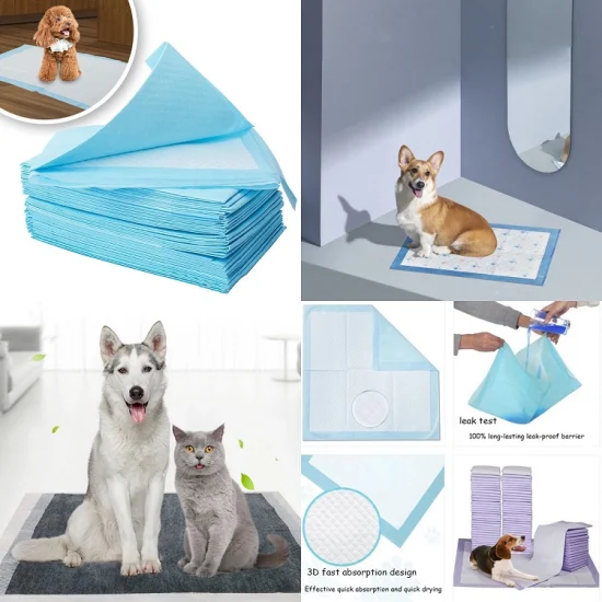 Cuscinetti per addestramento per cuccioli piccoli/grandi, tappetini per WC PEE, tappetini per animali domestici per gatti